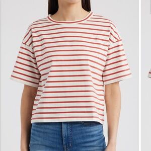 Madewell boxy striped T